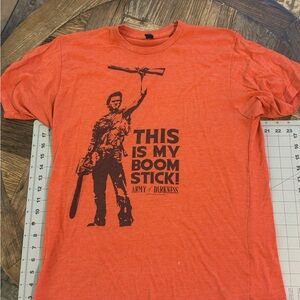 Army of Darkness Ash Bookstick shirt